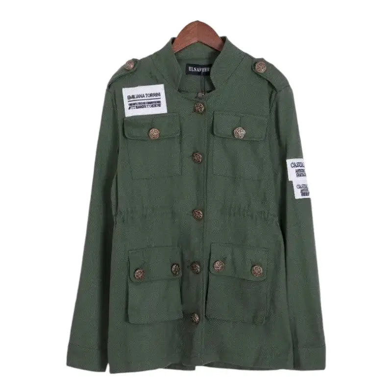 Veste militaire vintage femme – Image 2