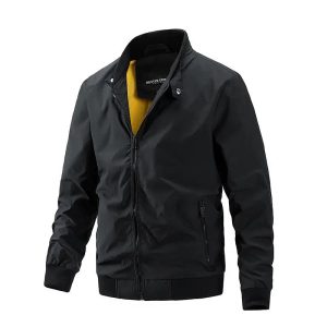 Veste unisexe noir bombers