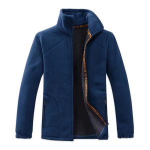 Veste polaire militaire bleu marine