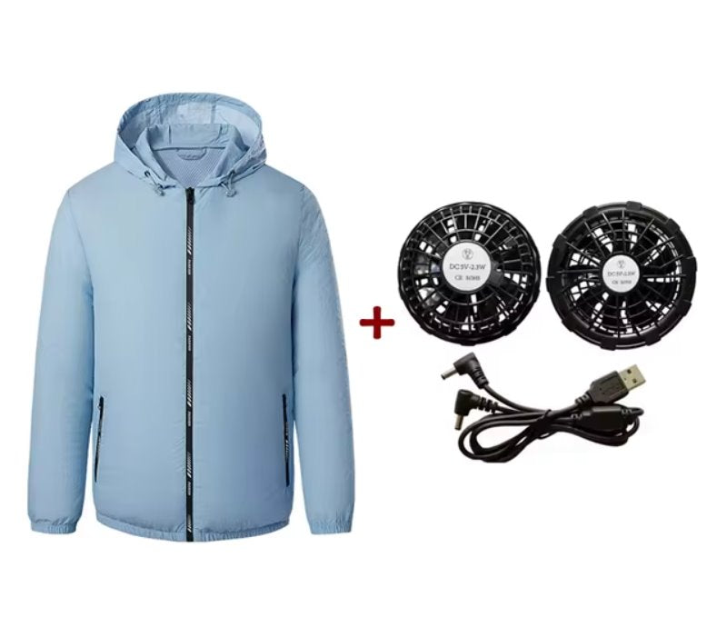 veste-refroidissante-a-ventilateur-veste-refroidissante-vetement-chauffantcom-bleu-manche-longue-m-562467.jpg - Veste Peignoir de Bain
