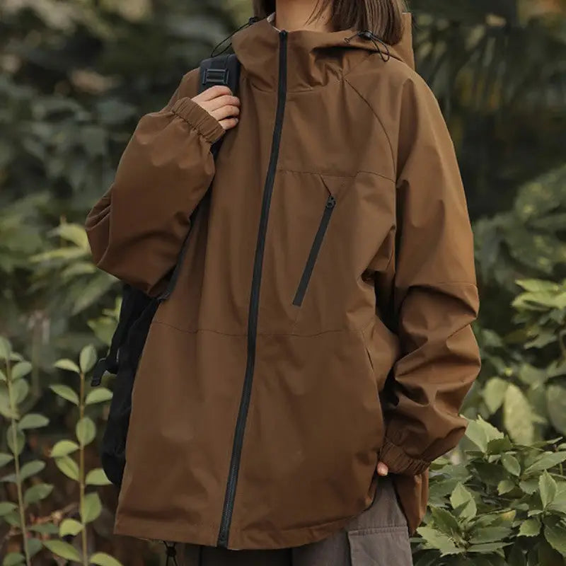 Veste soldat femme couleur café – Image 2