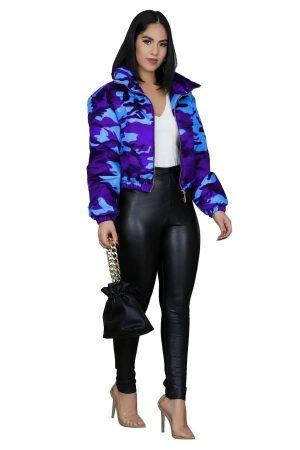 Veste style militaire femmes