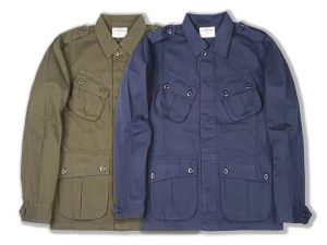 Veste stylée militaire unisexe