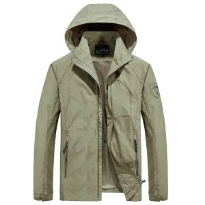 Veste vert militaire unisexe