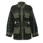 Veste verte militaire